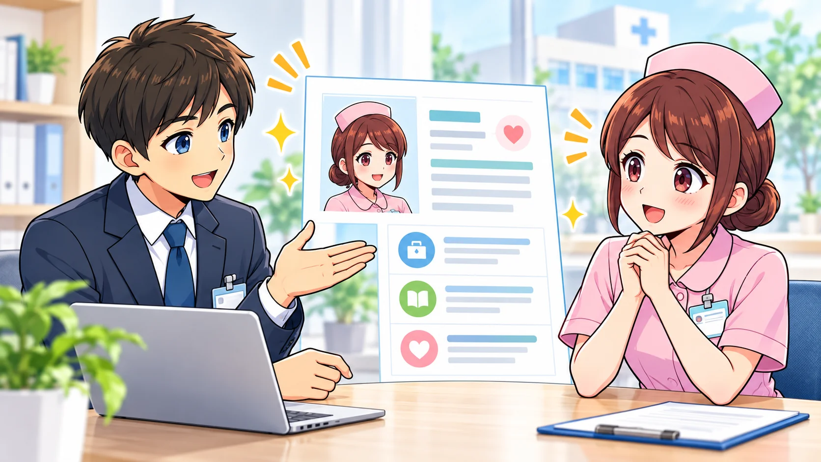 ナース専科 転職の良い口コミを採用担当と看護師が確認するイメージ