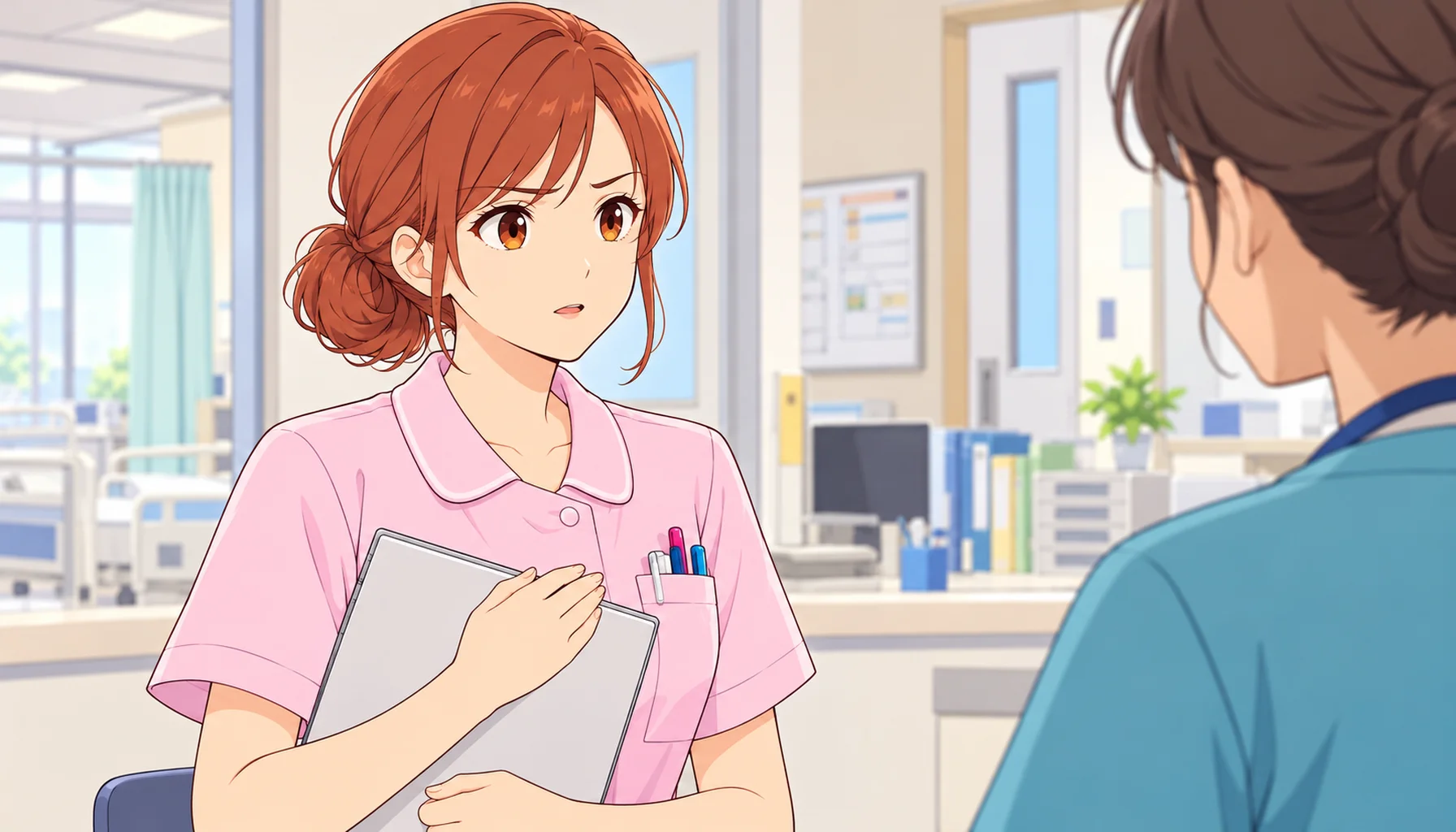 引き止めに対して落ち着いて退職の意思を伝える看護師