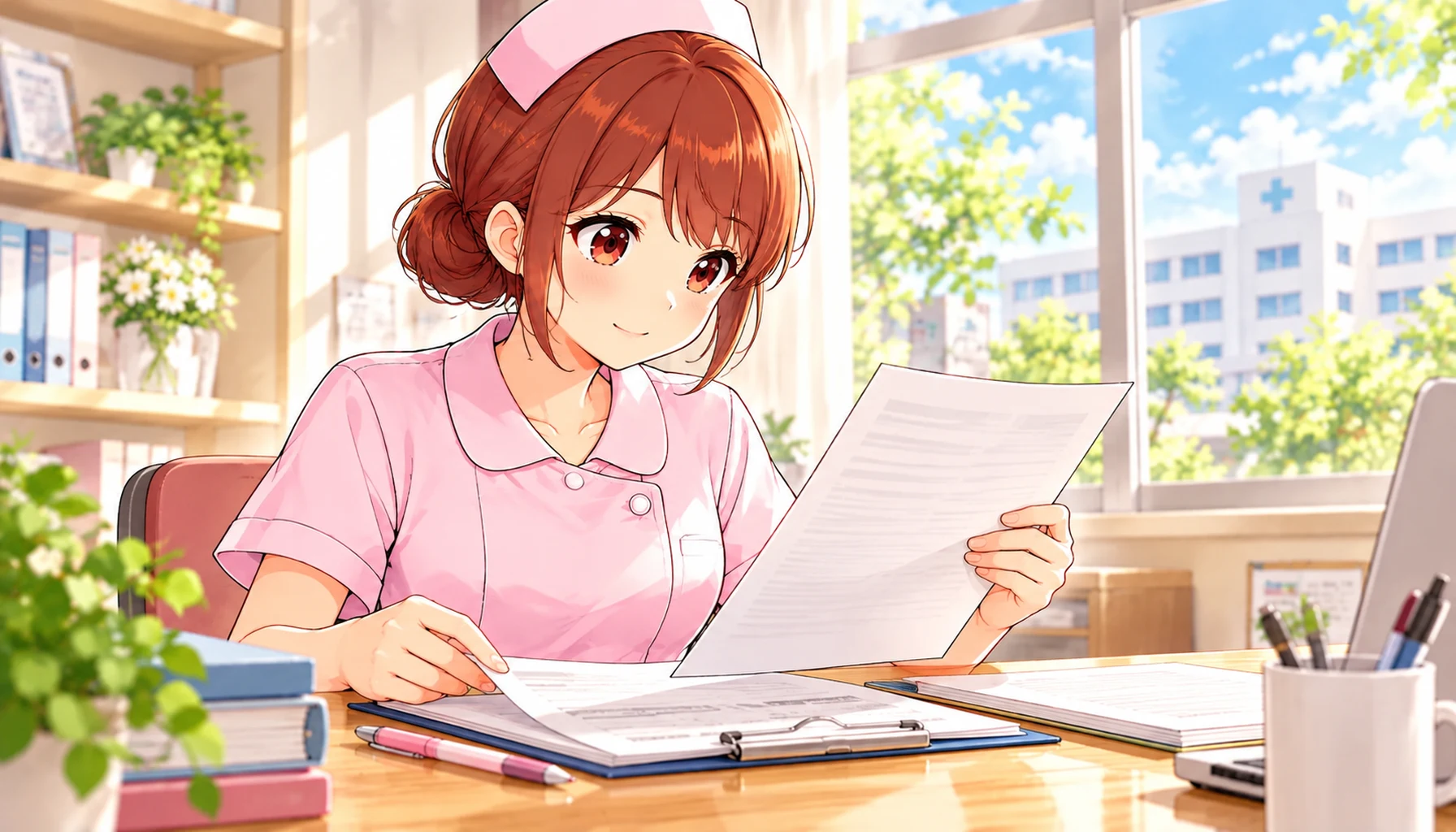 派遣の契約書と勤務条件を確認するじんちゃん