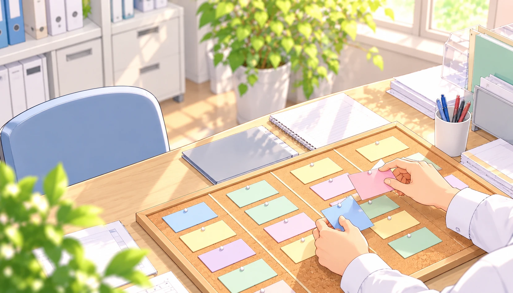 病棟ごとの人員配置を検討する採用側のイメージ