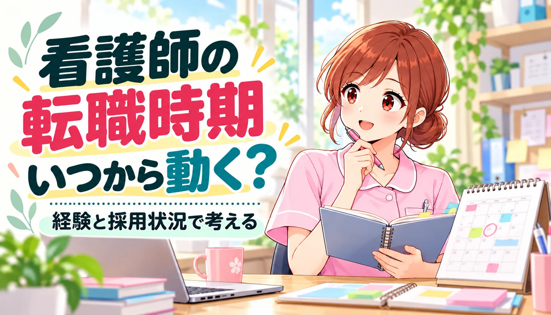 看護師の転職時期はいつがいい？何月に入職・いつから動くかを解説