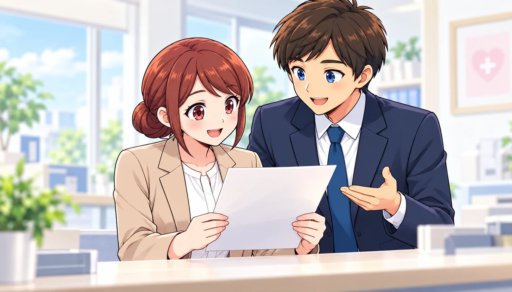内定時に正式な給与の提示内容を確認するジンちゃん
