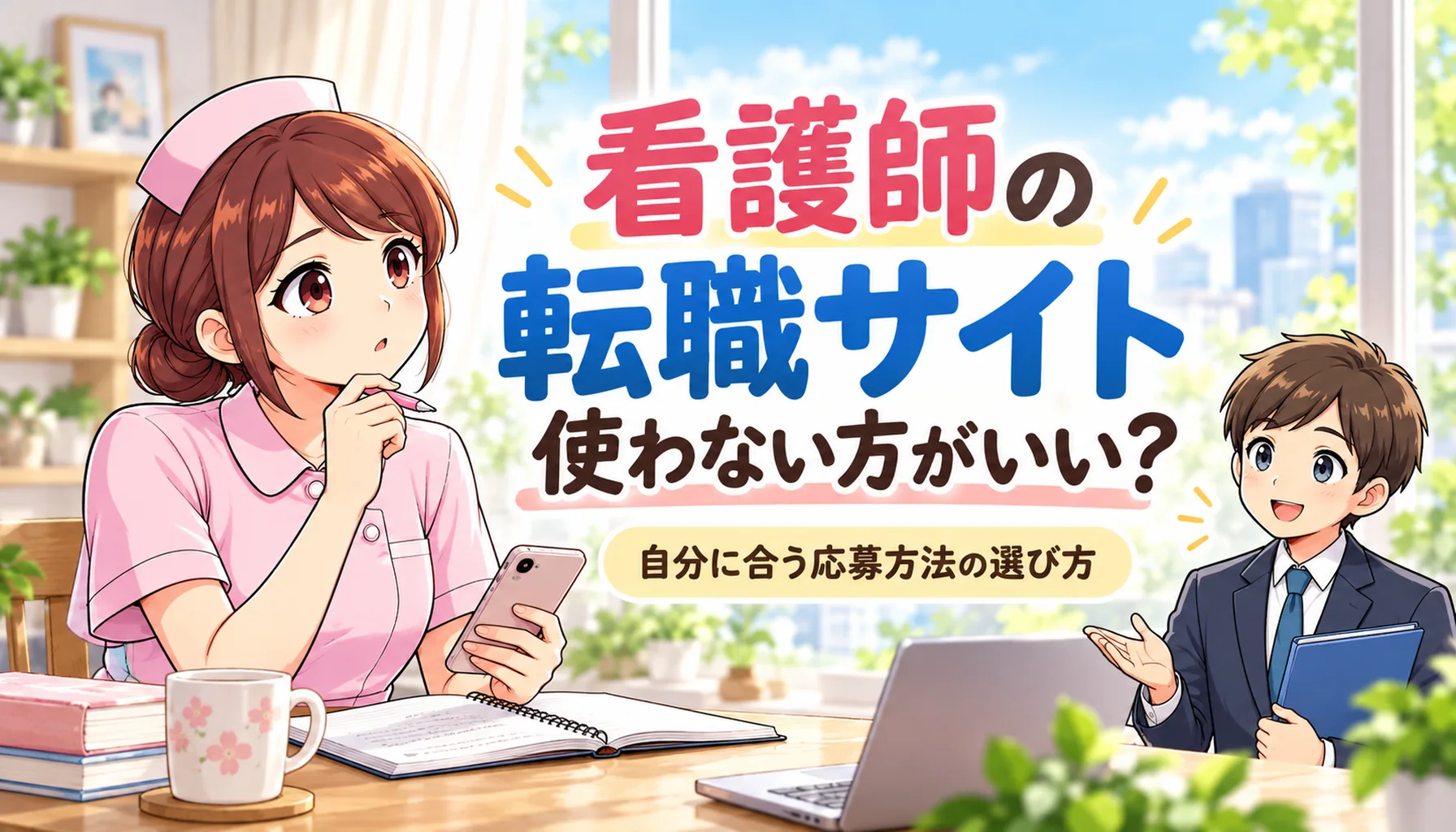 看護師は転職サイトを使わない方がいい？採用担当が教える向く人・向かない人