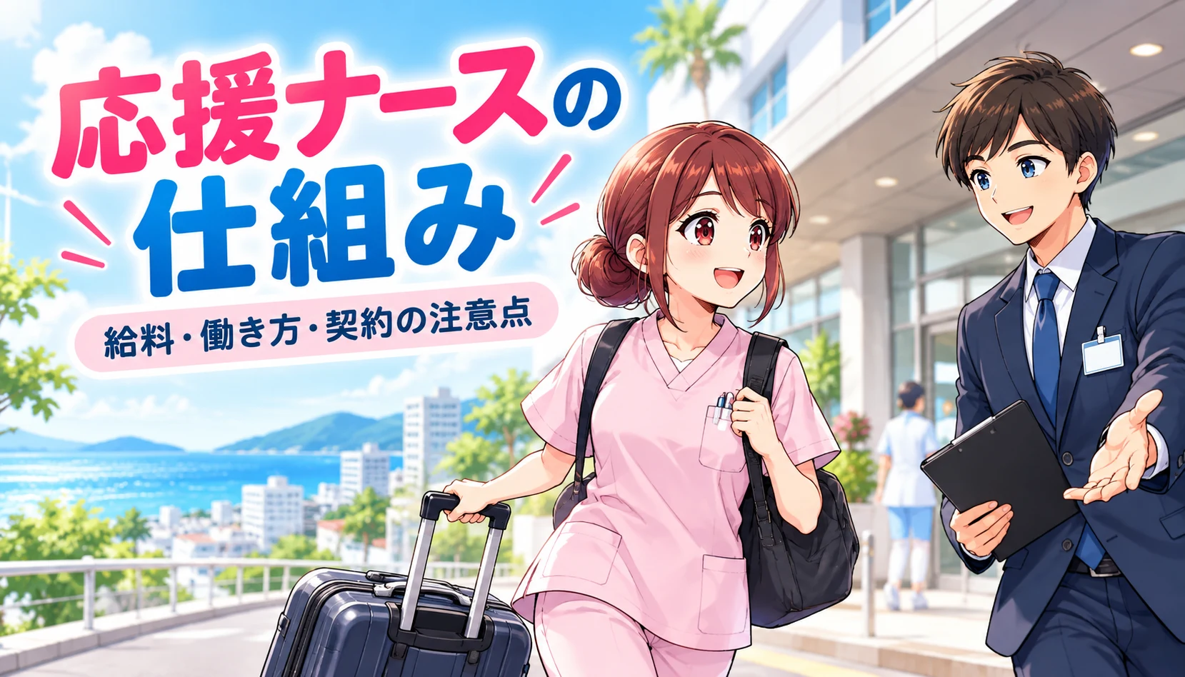 応援ナースの仕組み・給料・働き方・契約の注意点